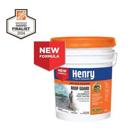 He817372 Henry 817 Roof Guard White Urethane Enhanced Acrylic Waterproof Reflective 4.75