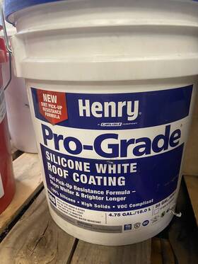 Pg988whs073 Henry Pro Grade 988 Silicone White Roof Coating