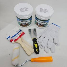 Fs001 High Performance Heavy Duty 2kg/70.5fl.oz Invisible Waterproof Agent Indoor/outdoor Set Gloves Brushes Kit