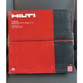 617zl Hilti 617xl Cp Firestop Putty Pads 9 Inch X Large Size Fire Protection