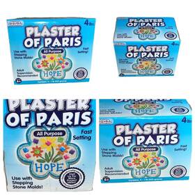 Horizon Group 765940289983 Plaster Of Paris All Purpose Sets In 20 To 30 Minutes - 4 Lbs Paint And Color