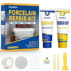 Acl-01 Hoyefon Porcelain Repair Kit White Tub Chip And Bathtub For Chips Cracks