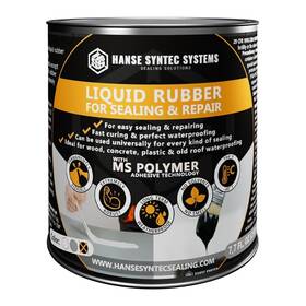 Hss-r38-03w Hss Liquid Rubber For Sealing And Repair White 7.7 Oz Can Ms-polymer Sealant
