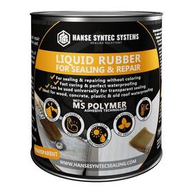 Hss-r50-25t Hss Liquid Rubber For Sealing And Repair Transparent 7.7 Fl. Oz Ms Polymer