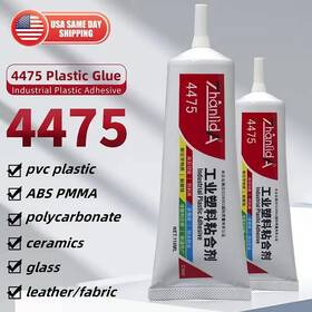 Hh-ads4474 Huhou High Performance Industrial Plastics Strong Adhesive 4475 3.7oz Tube Pvc/pe/abs