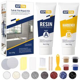 Hpy100sg Hupeyna Tub Tile And Shower Repair Kit Color Match Porcelain