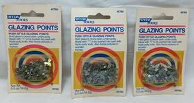 45760 Hyde Tools Glazing Push Style Points No 3 Packs Made In Usa