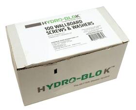 Hbscrewwasher100 Hydro-blok Wallboard Screws And Washers 100 Pack