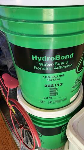 322112 Hydrobond Water-based Bonding Adhesive 5 Gallon Container