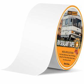 Hzcoyim 009301572850 Rv Roof Tape Sealant White 4 Inch X 50ft Weatherproof Uv-resistant