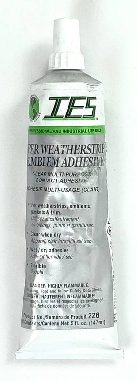 Ies 850019322538 226 Weatherstrip And Emblem Multipurpose Adhesive 5oz