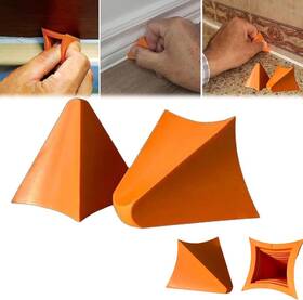Hc-sct-02p240921 Ifsnow Silicone Seam Tools Reusable Caulk Removal Tool 2 Pcs Orange