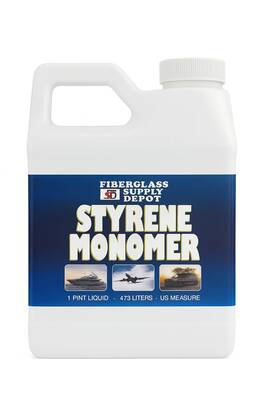 Inc. 313050938903 Inc. Styrene Monomer Thinner For Gelcoat And Polyester Resin Pint