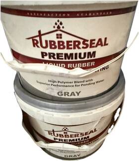 Frg-01 Inflow Solutions Rubberseal Liquid Rubber Waterproofing Roll On Light Gray 1 Gallon - New