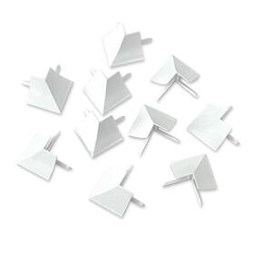 Outcapwht10 Instatrim Outside Corners - 10 White 3/4 Inch Wide Caulk Strip Corner Pieces