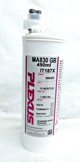 Ma830-gb Itw Performance Polymers Plexus Ma830 Gb - 490 Ml Two Part Methacrylate Adhesive