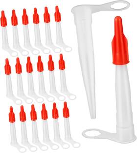 Lnb10d0100gpqs972js4kd Iwowhero 20pcs Caulk Extension Nozzles With Caps Premium Medium As Shown
