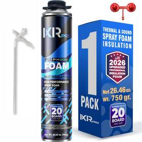 Ixirpro Fx800-001 Spray Foam Insulation Can 26.46 Oz. / 750 G Expanding Sealant Closed Cell Spr