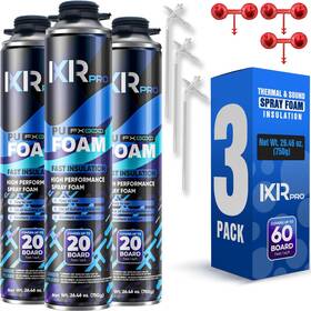 Fx800-03 Ixirpro Spray Foam Insulation Can 3 X 26.46 Oz. / 750 G Expanding Seal