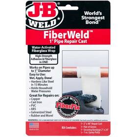 J-b Weld 043425003485 Fiberweld Permanent Pipe Repair Cast Kit 2 X 36 Roll