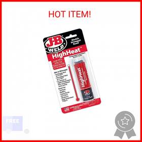 J-b Weld 043425082978 8297 Highheat 500 Degree Epoxy Putty Stick - 2 Oz. Grey