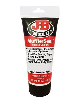 J-b Weld 043425379122 Mufflerseal Muffler Cement Plastic Tube 12 Oz. Model Number 37912