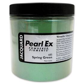 5a002hfx-1h5wt Jacquard Products Jaquard Pearl Ex Powdered Pigments 4oz-#685 Spring Green