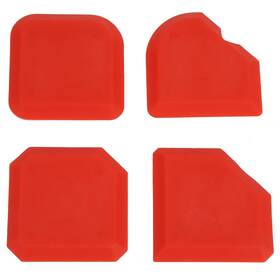Jeanokozxbsnvt6343026 Jeanoko Smoother Finisher Sealant Remover 4pcs/set Caulking Glass Scraper Cau