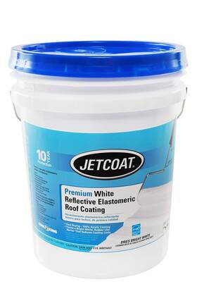 Jetcoat 637843662159 Cool King Reflective Acrylic Roof Coating Waterproof Elastomeric Sealant 5