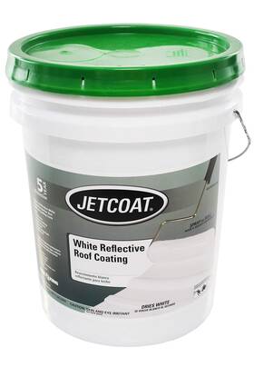 Jetcoat 637843662357 Cool King Reflective Acrylic Roof Coating Waterproof Elastomeric Sealant 5