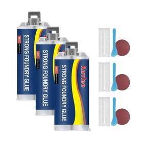 Jeurlrok 762744990640 Metal Repair Glue Casting Filler High Temp Resistant 3pc Liquid Weld