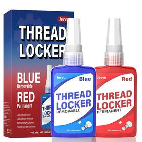 Jvpcg03 Jevvu Thread Lock Blue And Red 50mlx2 Locker Medium High Strength