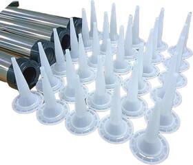 2023-001 Jl&love Caulking Nozzle For Caulk Gun Reusable Silicone Applicator Durable