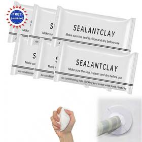 Sdf12v8 Jswkkgd Moldable Sealant Clay Faster Drying 6 Pack Mastic Quick Repair Putty 2026
