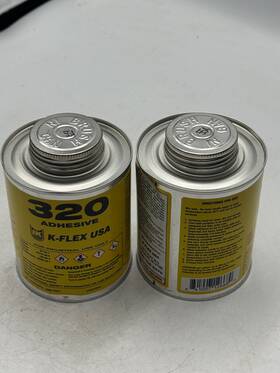 K-flex Usa 841007126689 K-flex 320 Adhesive 2 X Pints Solvent Contact Cement Industrial Glue Yellow
