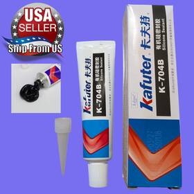 K-704b Kafuter Black Silicone Insulation Glue Rtv Electronics Sealant 45g