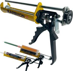 Kbx-58 Karbxon Kbx58 Caulk/adhesive Epoxy Dispenser 400ml 3 1 Mix 26 Thrust Yellow