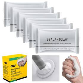 Keptfit 744110163667 6-pack New Type White Waterproof Sealant Mastic Repair Sealing Clay Quick