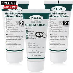 Keze 726084063174 Silicone Grease Waterproof Food Grade Sealant Lubricant For Plumbe