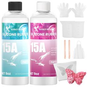 Khkd-sr-15a-1 Khkd Resin Silicone Mold Making Kit 15a Liquid Rubber 18oz Transluc