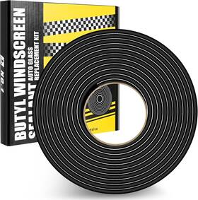 Kikerike 445007220274 Butyl Rubber Tape Headlight Glue Sealant Rope 14.8ft Diameter 8mm Putty Fo