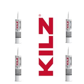 Kilz 051652013450 Caulk Performance 4 Tubes White Acrylic Interior/exterior Paintable 10fl Oz