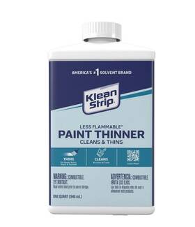 Klean-strip 726084629042 Less Flammable Household Paint Thinner 1 Quart