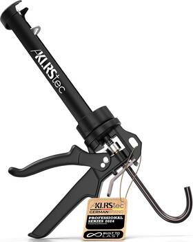 Klrs 8719326214825 Klrstec Professional Caulking Gun 25 1 Thrust Ratio Heavy Duty Caulk Black