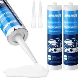 Kr4124-kohree Kohree Rv Roof Sealant 2 Pack Self-leveling Lap White Caulking