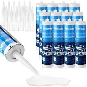Kr4127 Kohree Rv Roof Sealant 12 Pack Self-leveling Lap White Caulking