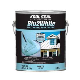 Ks0063700-16 Kool Seal 050926004514 Blu2white Elastomeric Roof Coating White - 1 Gal