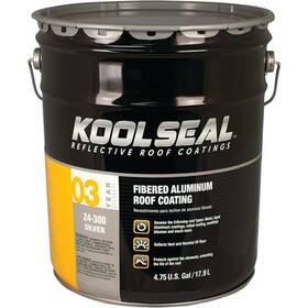 Ks0024300-20 Kool Seal Roof Coating Silver 5 Gal Pail Liquid