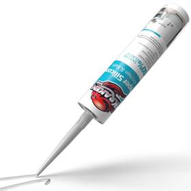 Kraken Bond 101082200240 Hyper Clear Caulking Sealant - 1x10.1 Fl. Oz Fast Curing 100% Silicone Neut
