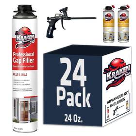 2fgc1sg-24oz-24p-m Kraken Bond 810108220060 Pro Window And Door Foam 24 Oz. For Gaps Cracks Pack Set